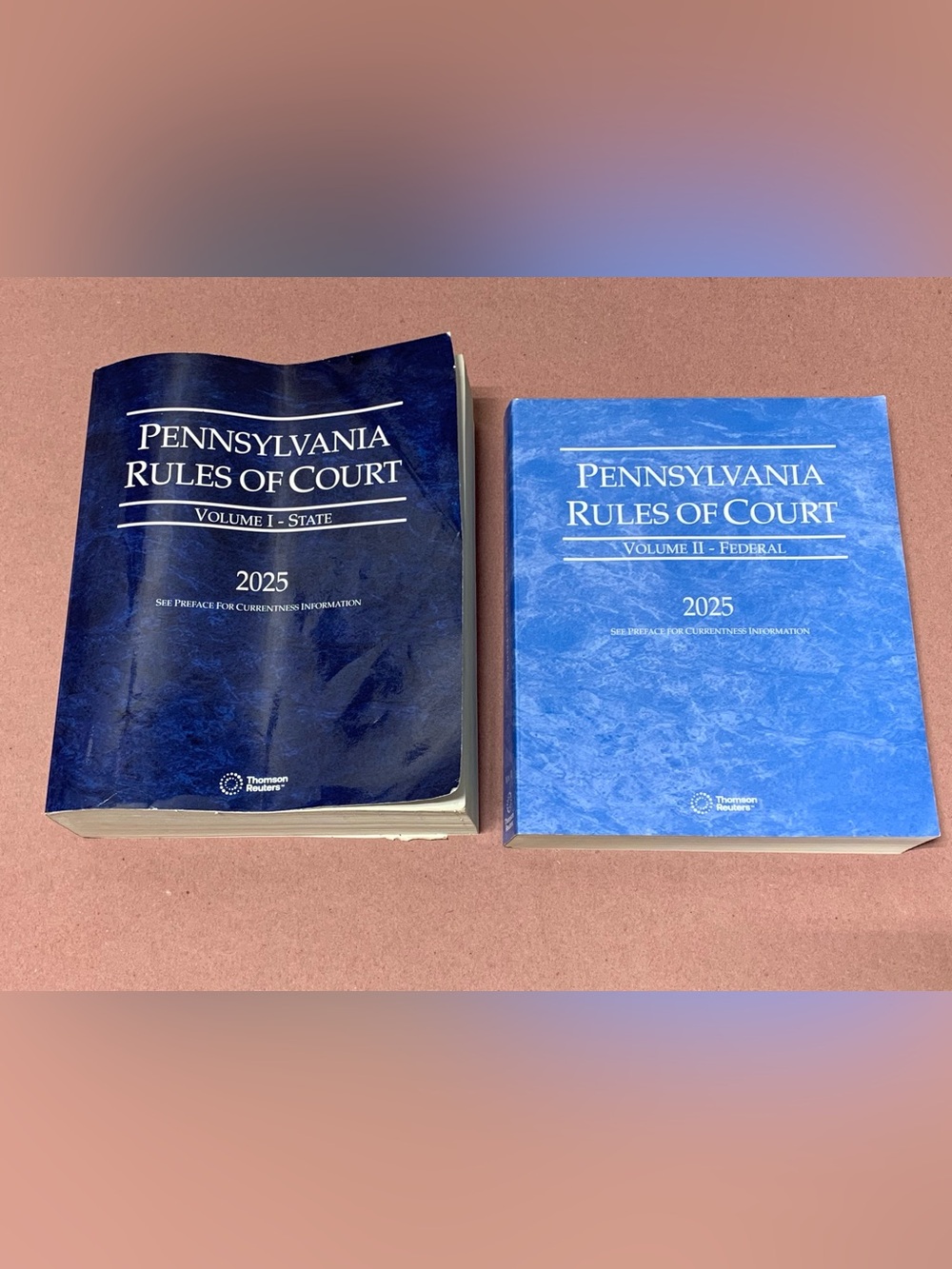 Pennsylvania Rules Of Court Federal Vol 1 & State Vol II 2025